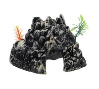 CLISPEED Electric Volcano Model with Mist Lights Dinosaur Sounds Miniature Sand Table Volcano Decor for Educational Science Kits