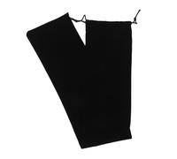 CLISPEED Electronic Wind Instrument Bag Large 14x75cm Drawstring Pouch Thickened Velvet Flute Recorder Carrying Case Dustproof Music Instrument Organizer for Musicians