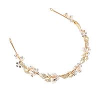CLISPEED Elegant Bridal Wedding Hairband with Shining Crystal Flower Design Comfortable Fit for Brides Bridesmaids Flower for Parties Banquets Daily Wear