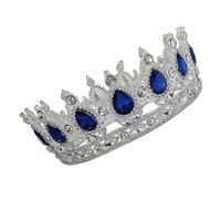 CLISPEED Elegant Bride Crown Silver and Lake Headdress Fashion Headwear for Weddings Special Parties Proms Unique Hair Ornament for Women Stunning Bridal Accessories