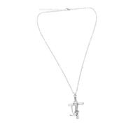 CLISPEED Elegant Crucifix Design for Nurse and Doctor Graduation Skin Friendly Silver Jewelry for Medical Students and Healthcare Workers