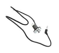 CLISPEED Endpin Plug Female End Pin Socket with Cable for Acoustic Guitar High Sensitivity Output Jack Enhancing Sound Quality Construction Compatible with Various Models