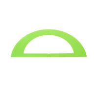 CLISPEED Engineer Ruler and Semicircular Protractor Made of Plastic, Designed a Braille Accessory and Braille Teaching Aid for Blind Students, Enhancing Learning Efficiency and Easy