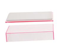 CLISPEED Eyelash Storage Case Acrylic Eyelash Packaging Box for Organized False Lash Storage with Transparent Window Compact Design for Easy Travel and Protection and Debris