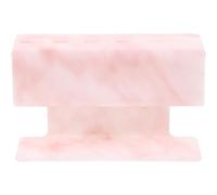 CLISPEED Eyelash Tweezers Holder Lash Tweezer Case Plastic Stylish Lightweight Organizer with Marble-like Pattern for Makeup Table, Space-saving Sturdy Display Stand