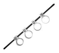 CLISPEED Finger Expanding Tool for Beginners Guitar Finger Trainer and Piano Practicing with Adjustable Abs Material for Efficient Practice