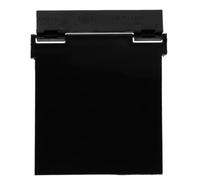 CLISPEED Fingerprint Door Lock Plate Protector for Lock Mounting Plate and Facial Recognition Systems, Black Plastic Cover with Precision Error Prevention and Access Issue Prevention,