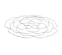 CLISPEED Floral Arrangement Wire Mesh 6-Inch Metal Grid - Reusable Flower Stem Holder for Vase - Suitable for Ikebana, Bouquet Fixation, and Floral Crafting