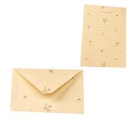 CLISPEED Floral Letter Paper and Envelopes Set, 20pcs (10 Writing Papers + 10 Envelopes) with Small Flower Pattern for Valentine’s Day, Holiday Greeting, and Romantic Letter Writing