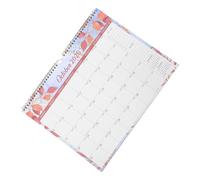 CLISPEED Floral Wall Calendar Large Hanging Monthly Planner with Frame Sturdy Paper Construction Ample Writing Space for Home Office Annual Scheduling and Event Planning Organizer