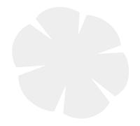 CLISPEED Flower Shaped Quilting Ruler for Crafting and Sewing, Pet Material with Simple Design, Safe to Use, for Embroidery Hobbyists and Professionals in Shopping Mall