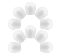 CLISPEED foam cupcake dummies 10pcs white foam cake model designed for crafting and holiday decoration with unique style