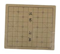 CLISPEED Foldable Leather Chinese Chess Board Double Sided Portable Travel Game Board for Adults and Beginners Creative Simple Design Convenient Storage and Carry Random Color