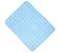 CLISPEED Foldable Summer Cooling Pet Mat for Dogs Cats Breathable Heat Dissipation Sleeping Pad with Soft Surface Lightweight Ice Crystal Compound for Comfortable Rest