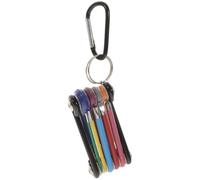 CLISPEED Folding Hex Key Set 2-2.5-3-4-5-6mm with Cross Slot Star Drive T25