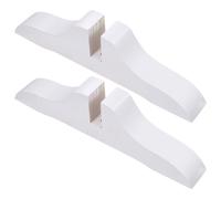 CLISPEED Folding Room Divider Feet 2Pcs Wooden Panel Support Stand Polished Surface for Home and Office Privacy Screens