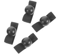 CLISPEED Football Catching Trainer Bands with Beads Adjustable 2 Pairs | Wood Construction, Black Finish, Elastic Finger Training, Real-time Reaction Feedback, Drills and Team Training