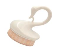 CLISPEED Foundation Brush Liquid Foundation Swan Brush 7.5inch Uniform Application Evenly Appearance Design Plastic Abs Artificial Fiber Makeup Tool for Women Home Use Journey