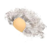 CLISPEED Funny Bald Wig for Men and Women Hair Cosplay Costume Accessory Reusable Bald Head Prop for Halloween Party Theater and Carnival Performances