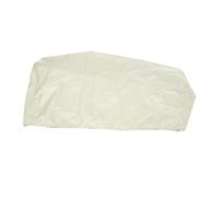 CLISPEED Garden Deck Chair Cover Beige Polyester Protective Dustproof Shelter Breathable Lightweight Outdoor Recliner Furniture Cover for Patio and Balcony