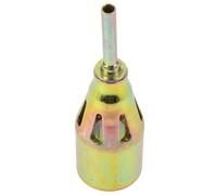 CLISPEED Gas Torch Head Replacement Sprayer Blowing Torch Head Golden Iron Sturdy Not Easy to Deform Not Easy to Break for Indoor Cooking Use