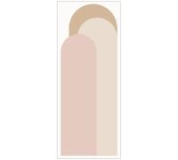 CLISPEED Geometric Art Delicate Wall Sticker Removable Decorative Room Decal for Living Room Background Multi-Function Wall Arch Decal Suitable for Bedroom