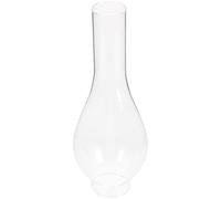 CLISPEED Glass Lamp Shade Oil Lamp Chimney Victorian Hurricane Kerosene Lamp Shade Globe Tube Glass Kerosene Lamp Shades Replacement for Vintage and Antique Style Lamps Oil Lamp Chimney