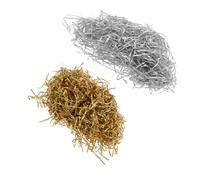 CLISPEED Glitter Shredded Tissue Paper Filler Gold Silver for Gift Boxes Hamper Filling DIY Craft Birthday Shower Basket Decorations Lightweight and Easy to Shape