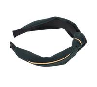 CLISPEED Gold Color Block Headbands for Women Comfortable Knotted Fabric Hair Bands Versatile Accessory for Casual Wear Parties and Holidays Stylish Sun Protection with Knots