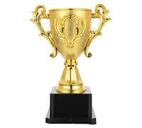 CLISPEED Gold Cup Trophy for Kids 7.1inch Competitions Award Trophy with Base for Sports Winning Prizes Carnival, 18x10x10cm (HD1G14BA19178NU)