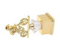 CLISPEED Gold Cycling Trophy for Plastic Cup and Elegant Base Lightweight Winner Award for S Bicycle Competitions Motivational Prize for Cycling Events and Party Games