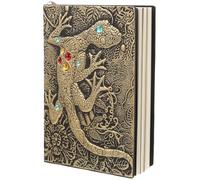 CLISPEED Golden Embossed Notebook Planner with Thickened Inner Pages and Sturdy Cover, Stylish Paper Journal Book for Teachers and Office Workers, for Daily Scheduling and Note Taking