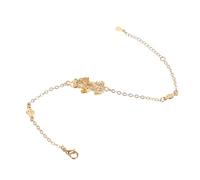 CLISPEED Golden Plated Feng Shui Bracelet Chain for Men Women Wealth and Fortune Pi Yao Wrist Chain with Mythical Protection Symbol