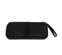 CLISPEED Graphing Calculator Case, Calculator Storage Bag, Eva Nylon Protective Hard Shell, Large Capacity with Mesh Pocket and Hand Strap, Black, for Ti-84/83 Plus and -9750gii,