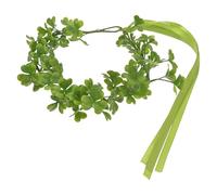 CLISPEED Green Shamrock Crown Headband for St Patricks Day with Delicate Plastic and Resin Material, Vivid Shamrock Shape, for Event and Family Gatherings Accessories