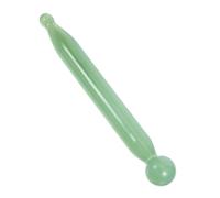 CLISPEED Gua Sha Facial Massage Tool Set of Two Green Acupuncture Pen Manual Reflexology Stick for Muscle Tension Relief Eye Puffiness Reduction and Skin Care