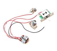 CLISPEED Guitar Line Switch Potentiometer Harness Metal Parts for Pickup Wiring Harness Use Guitar Tuners Machine Head