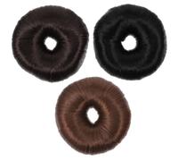 CLISPEED Hair Bun Holders Comfortable for Day Wear 3pcs Donut Hair Accessories Transforming Your Look in Seconds for Creating Messy Buns and Ponytail Styles