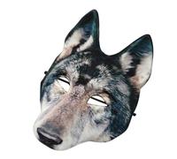CLISPEED Halloween Wolf Mask Scary Realistic Werewolf Head for Masquerade Cosplay Parties Comfortable Fit Exceptional Craftsmanship for Halloween Costume Decorations