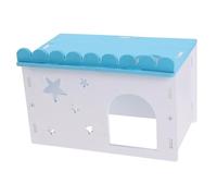 CLISPEED Hamster House Nest Play Toy Small Animal Hut for Hamster Beds Pet Enclosure Nesting Box Tiny House for Live Pets