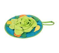 CLISPEED Hamster Pet Sniffing Pad Interactive Bunny Toys for Rabbits Indoor Hamster Snuffle Cushion Pet Foraging Mat for Guinea Pig Non-slip Grass Sniff Mat for Small Animal Bedding