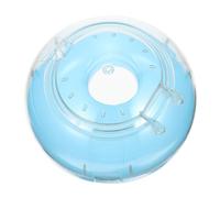 CLISPEED Hamster Sand Bath Container White Plastic Pet Hamster Bathroom Feeder and Pet Toilet Suitable for Small Animals Grooming and Playing Accessories