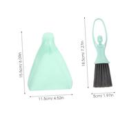 CLISPEED Hand Broom and Dustpan for Small Animal Cage Cleaning Plastic Brush Cleaner with Compact Design Suitable for Hamsters Rabbits Chinchillas and Household Use