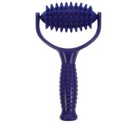 CLISPEED Handheld Massager Roller for Back and Muscle Relief, Portable Blue Massage Stick Made of Sturdy Abs and PVC, Promotes Blood Flow and Refreshes Tired Feet, for Working Or Watching