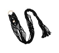 CLISPEED Handwoven Macrame Guitar Hanger Wall Mount with Rope Space Saving Instrument Holder for Acoustic and Electric Guitars Easy to Install Decorative Wall Bracket