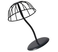 CLISPEED Hat Storage Rack for Baseball Caps Upright Cap Display Stand for Home and Store Easy Installation Deformation Holder for Womens Hats and Wigs Black Small Organizer