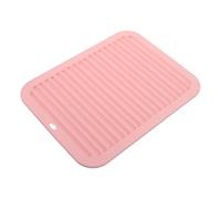 CLISPEED Heat Resistant Silicone Mat Heat and Non- with Antiscald Handle for Curling Iron and Hair Straighteners for Travel and Protecting Furniture