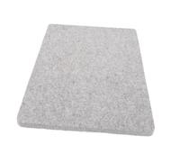 CLISPEED Heat-resistant Wool Felt Ironing Pad Mat for Tabletop Quilting Sewing Protective Steam Insulation Mat Light Grey for Clothes Pressing