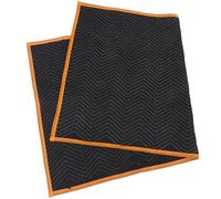 CLISPEED Heavy Duty Moving Blanket Black Nonwoven Material Furniture Protection Cover Prevents Scratches and Damage for Furniture Moving and Packing