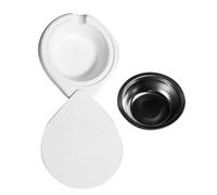 CLISPEED Hidden Ashtray with Cover Stainless Steel Under Desk Mount Ashtray for Smokers Detachable Easy Clean Windproof Indoor Home Office Space Saving Design